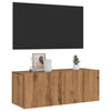 Artesaani tammi tv-seinäkaappi Jayde 80x30x30cm (puinen)