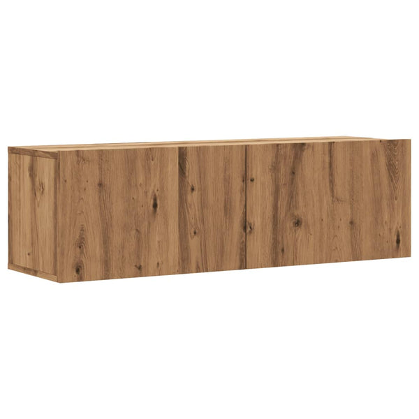 TV-seinäkaappi artesaani tammi 100x30x30 cm tekninen puu