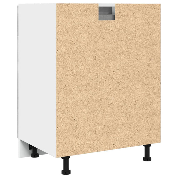 Alalipastokaappi betoninharmaa 60x46x81,5 cm lastulevy