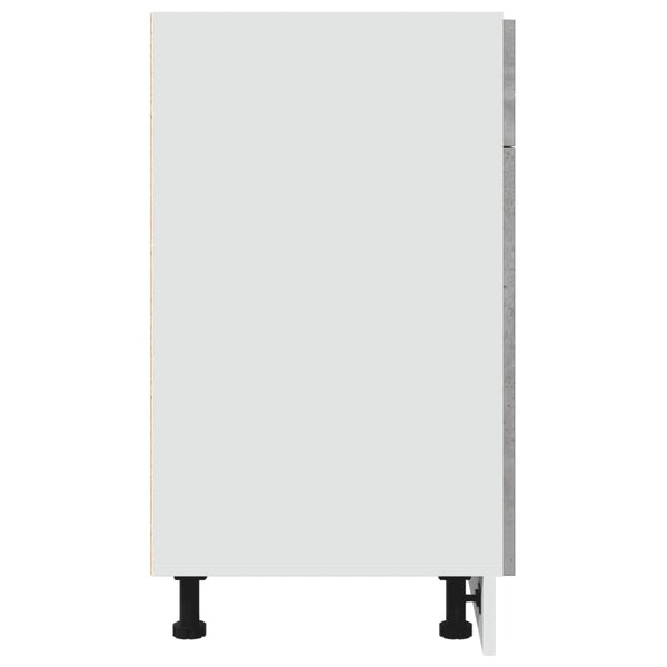 Alalipastokaappi betoninharmaa 80x46x81,5 cm lastulevy
