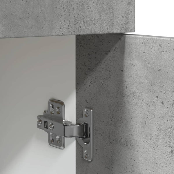 Alalipastokaappi betoninharmaa 80x46x81,5 cm lastulevy