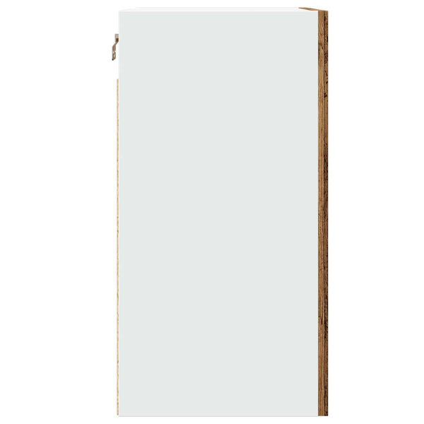Vanha puu riippukaappi Pompilas 40x31x60cm (puinen)