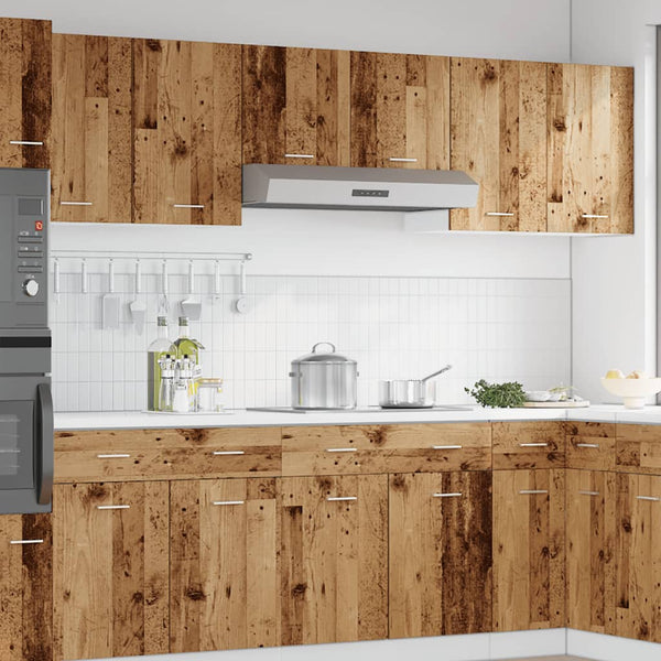 Vanha puu seinäkaappi Pompilas 50x31x60cm (lastulevy)