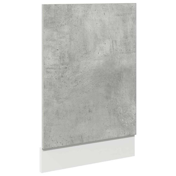 Astianpesukone paneeli betoni harmaa 45x3x67 cm