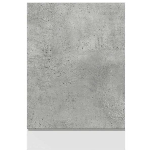 Astianpesukone paneeli betoni harmaa 45x3x67 cm