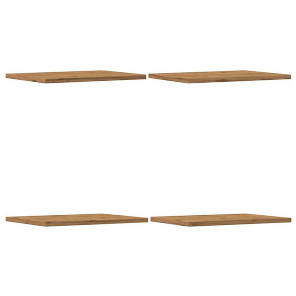Kirjahyllytasot 4 kpl artesaani tammi 40x30x1,5 cm lastulevy