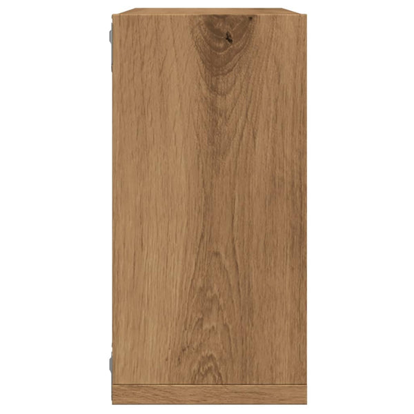 Wall cube hyllyt Tinculina (2 kpl käsityöläinen tammi puinen)