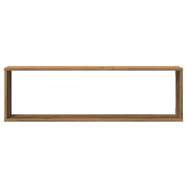 Wall cube hyllyt Tinculina (2 kpl käsityöläinen tammi puinen)