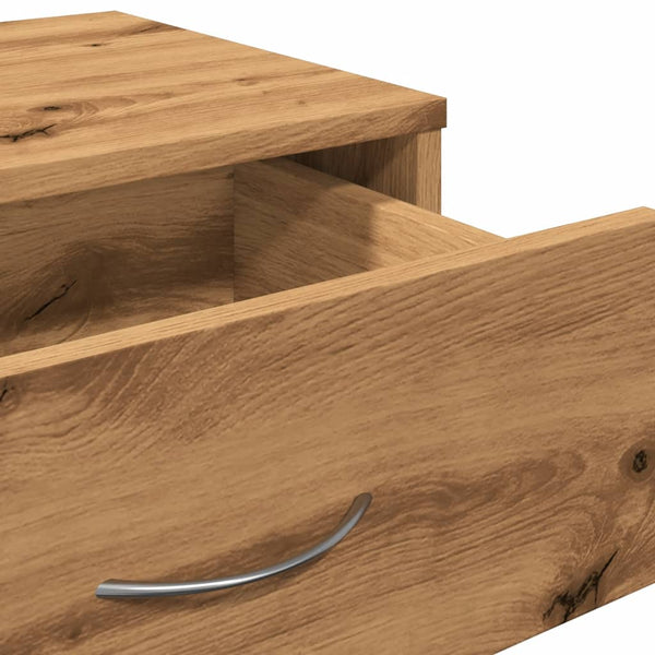 Kaappi pyörillä artesaani tammi 46x36x59 cm tekninen puu