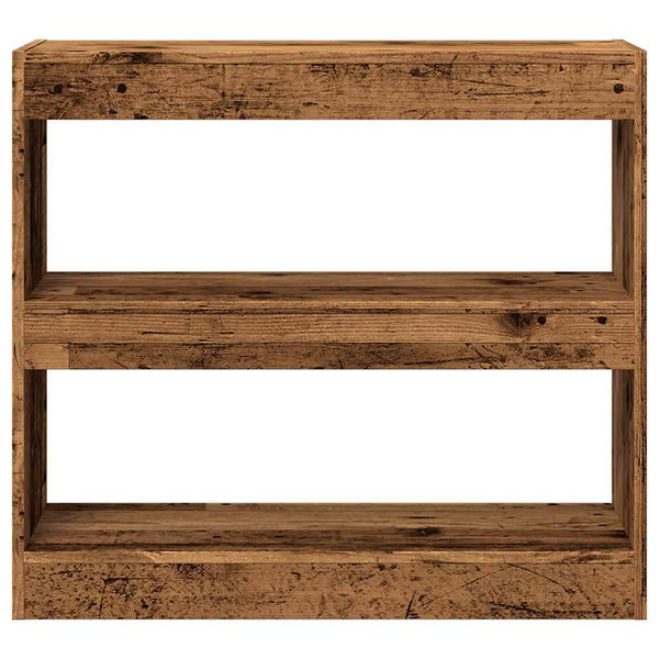 Vanha puu kirjakaappi/jakaja Milindora 80x30x72cm