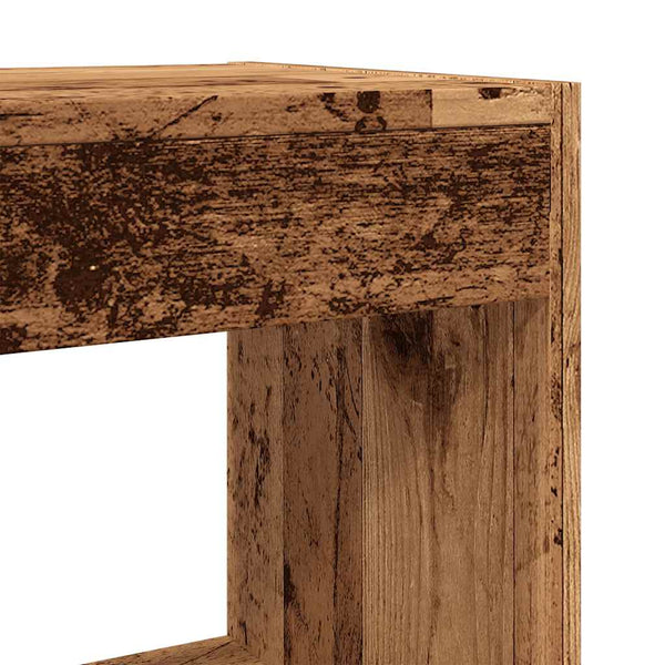 Vanha puu kirjakaappi/jakaja Milindora 80x30x72cm