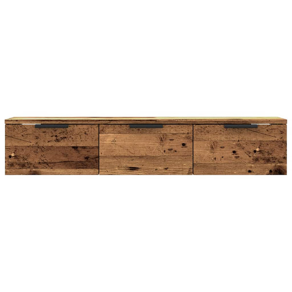 Seinäkaappi vanhaa puuta 102x30x20 cm tekninen puu
