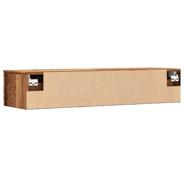 Seinäkaappi vanhaa puuta 102x30x20 cm tekninen puu