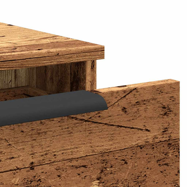 Seinäkaappi vanhaa puuta 102x30x20 cm tekninen puu