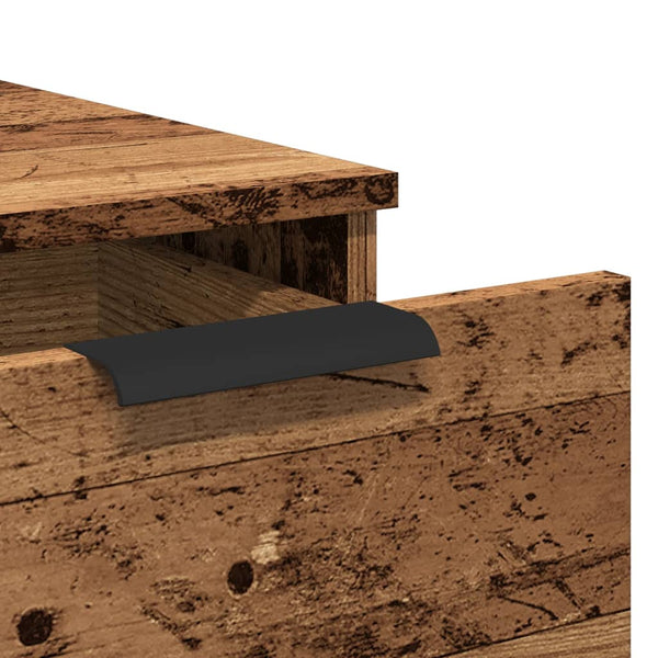 Työpöytä musta 33x50x75 cm lastulevy