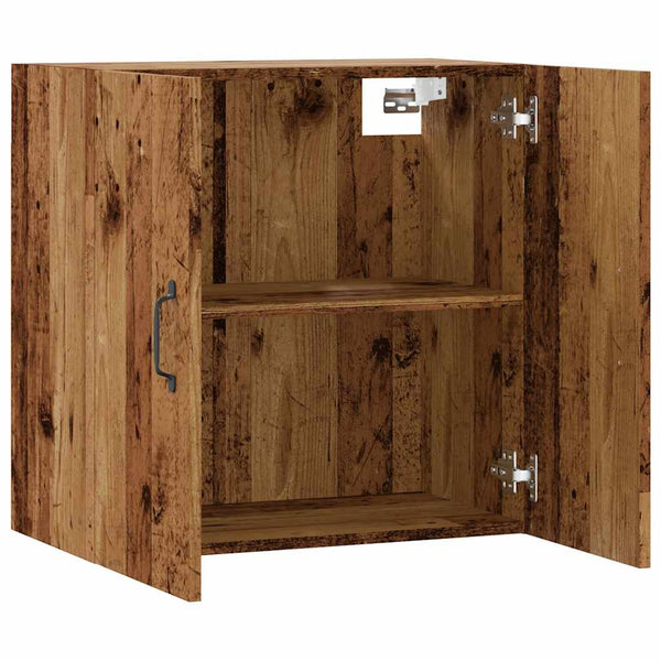 Vanha puu seinäkaappi Jabre 60x31x60cm (puinen)