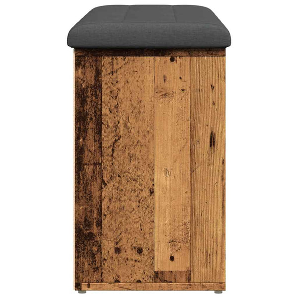 Kenkäteline vanha puu 102x32x50 cm tekninen puu