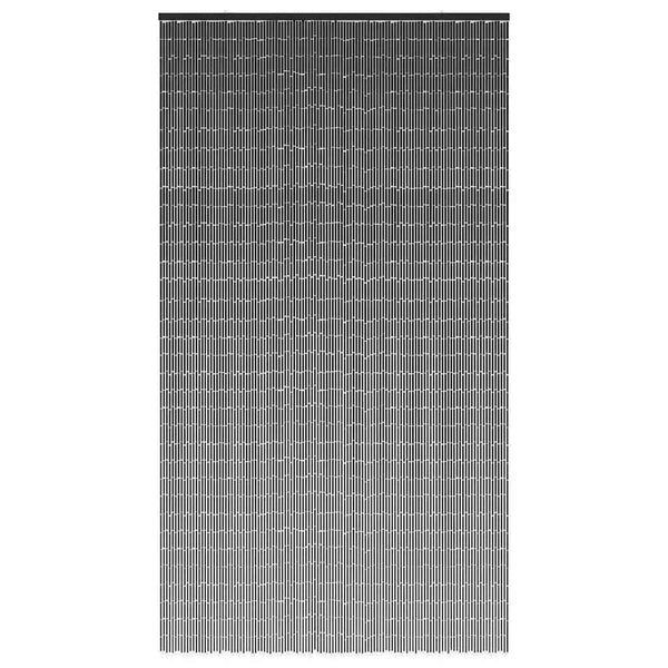 Tummanharmaa hyönteisoviverho Petcov 120x220cm (bambu)