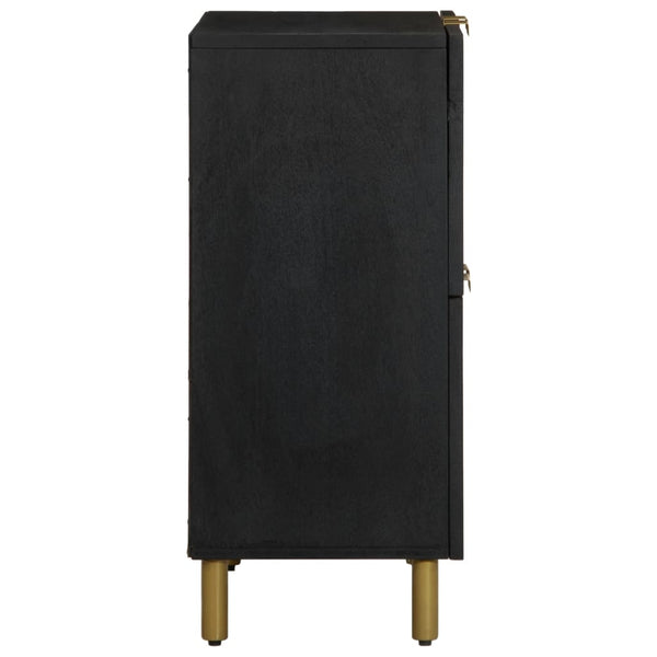 senkki Musta 60x33x75 cm suunniteltu puu