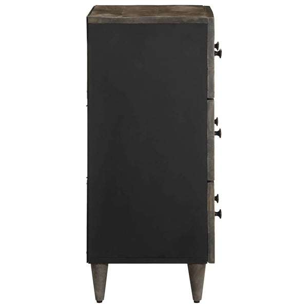 Vaaleanharmaa senkki Rosianu 60x33,5x75cm (massiivipuu mango)