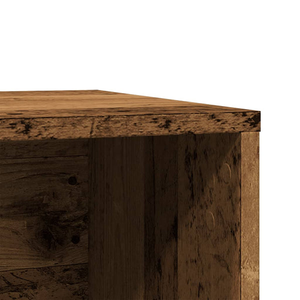 Kissanhiekkalaatikon kotelo Racz 60x40x40cm (vanha puu, puinen)