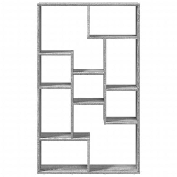Kirjahylly harmaa Sonoma 72x20x120 cm tekninen puu