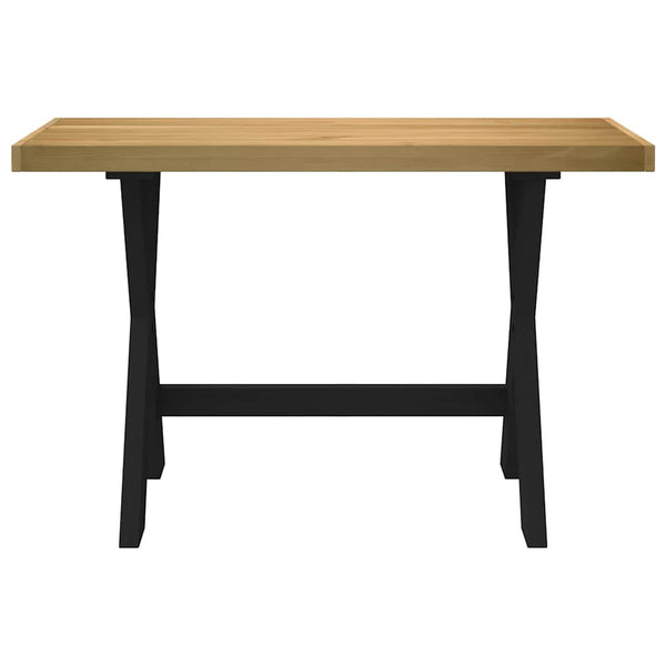 Työpöytä noain x-muotoiset jalat Edu 120x50x75cm (massiivipuu mänty)