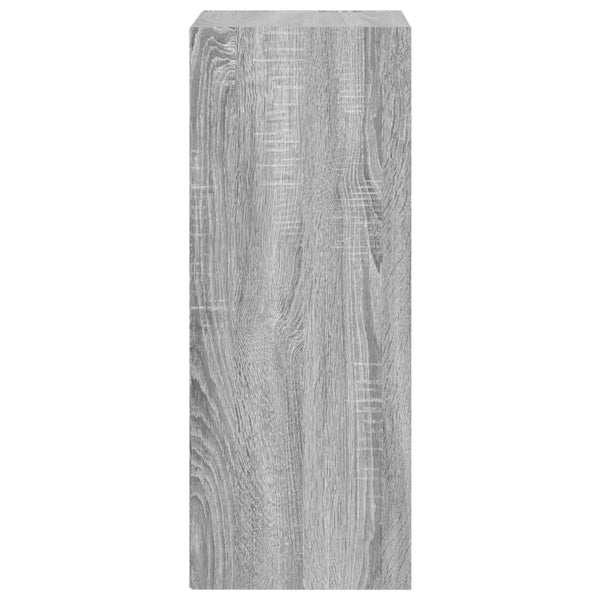 Kirjahylly harmaa Sonoma 40x30x77 cm tekninen puu