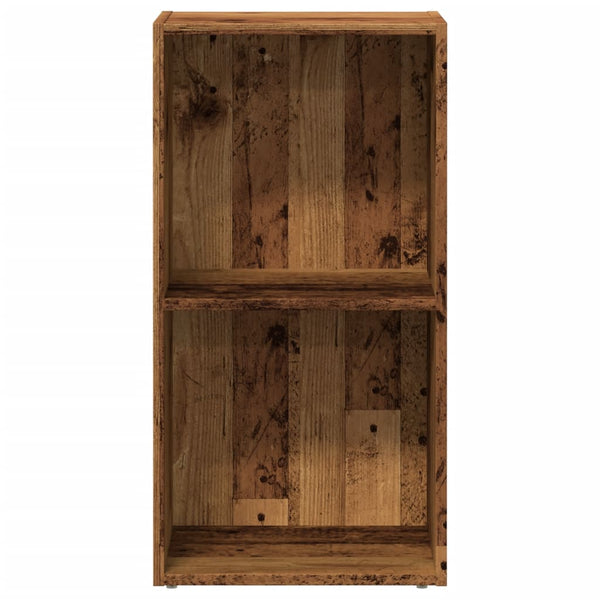 Kirjahylly vanha puu 40x30x77 cm tekninen puu