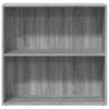 Kirjahylly harmaa Sonoma 80x30x77 cm tekninen puu
