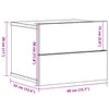 Artisan oak seinäkaapit Witting 40x32x30cm (2 kpl)