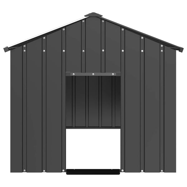 Koiratalo katolla Cassiela 114x202x101cm (galvanoitua terästä)