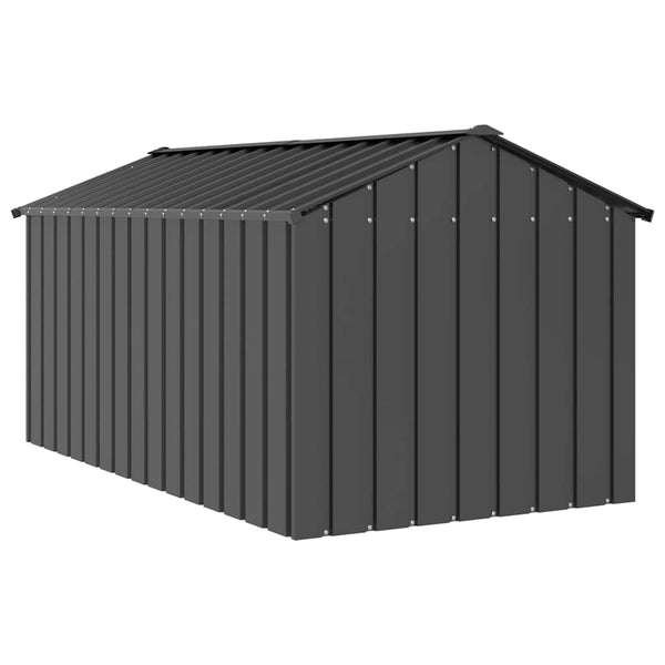 Koiratalo katolla Cassiela 114x202x101cm (galvanoitua terästä)