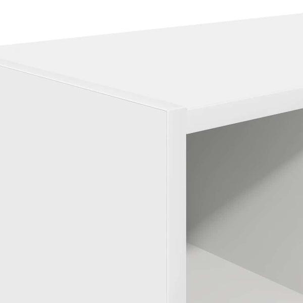 kenkätelineet 2 kpl pinottava valkoinen 89,5x30x40 cm