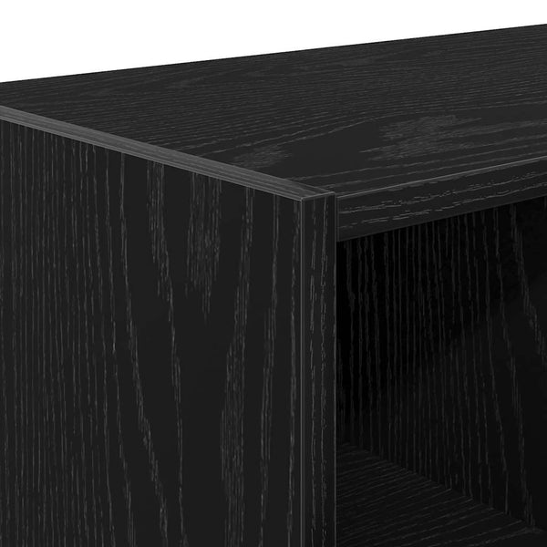 Musta kenkäteline pinottava Maverick 89,5x30x40cm (tammi)