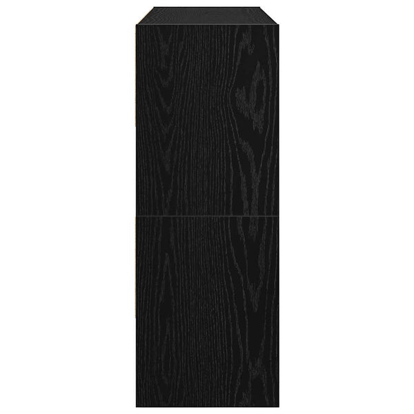 Musta tammi kenkätelineet Maverick 89,5x30x40cm (2 kpl pinottava)