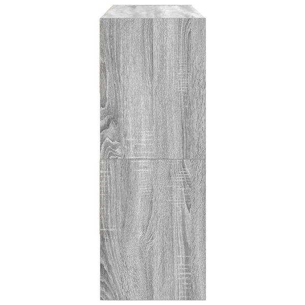 Harmaa kenkätelineet Maverick 89,5x30x40cm (2 kpl pinottava sonoma)