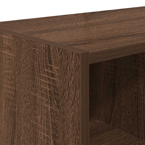 Ruskea tammi kenkätelineet Maverick 89,5x30x40cm (2 kpl pinottava)