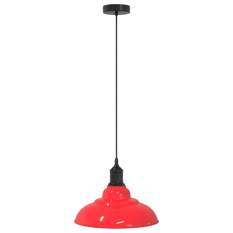 Punainen riippuvalaisin Iumeghiul Ø 31cm (korkeussäädettävä e27 kiiltävä)