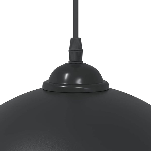 Musta riippuvalaisimet Dilechi Ø30cm (2kpl korkeussäädettävä e27 metalli)