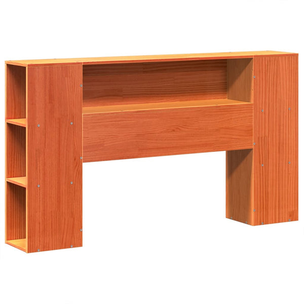 Sängynrunko ilman patjaa vahanruskea 135x190 cm täysi mänty