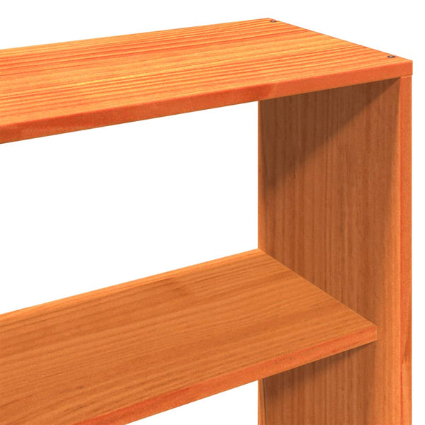 Sängynrunko ilman patjaa vahanruskea 180x200 cm täysi mänty