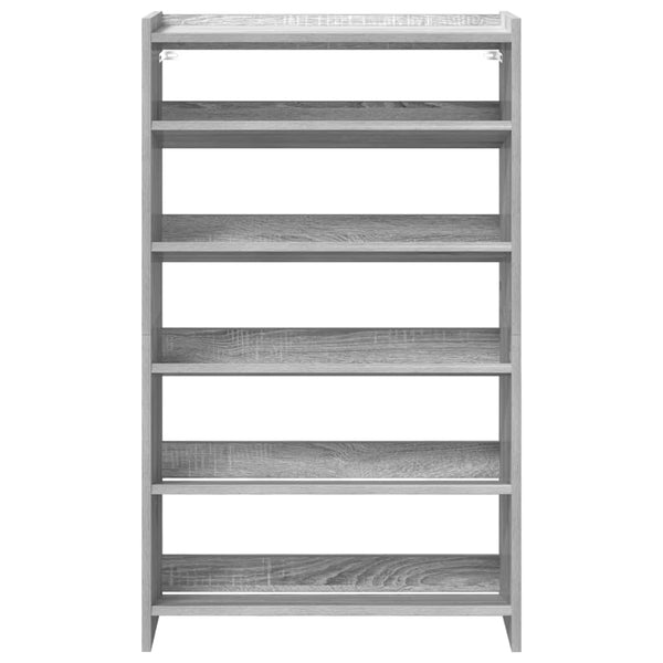 Harmaa kenkäteline Rumina 60x25x100cm (puinen)