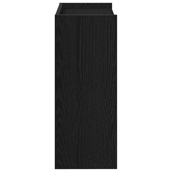 Musta kenkäteline Rumina 60x25x62cm (puinen)