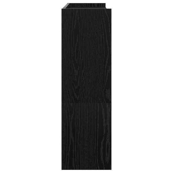 Musta kenkäteline Rumina 80x25x81cm (puinen)