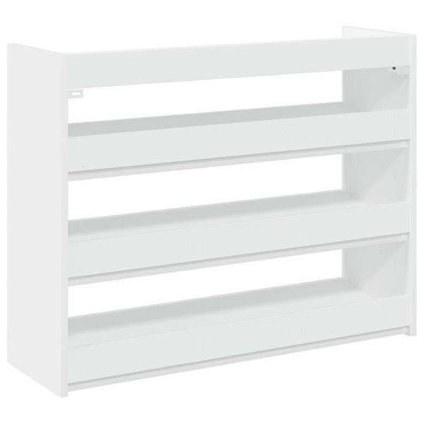 Valkoinen kenkäteline Rumina 80x25x62cm (puinen)