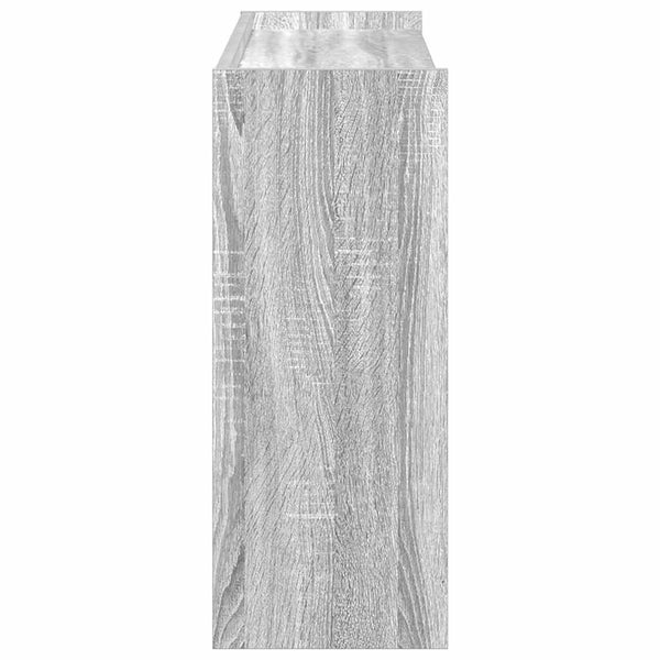 Harmaa kenkäteline Rumina 80x25x62cm (puinen)