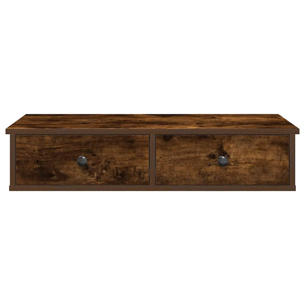 Savutammi seinähylly laatikoilla Muedet 80x34x17cm (puinen)