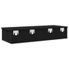 Musta seinähylly laatikoilla Muedet 100x37,5x19cm (puinen)