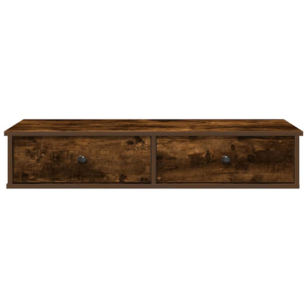 Savutammi seinähylly laatikoilla Muedet 100x37,5x19cm (puinen)